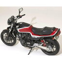ドレミコレクション TYPE-X 塗装済み外装 Wあん抜きシートセット CB400SF NC42後期 CBX400F2型 黒/赤 ナローカウル仕様 22018-...