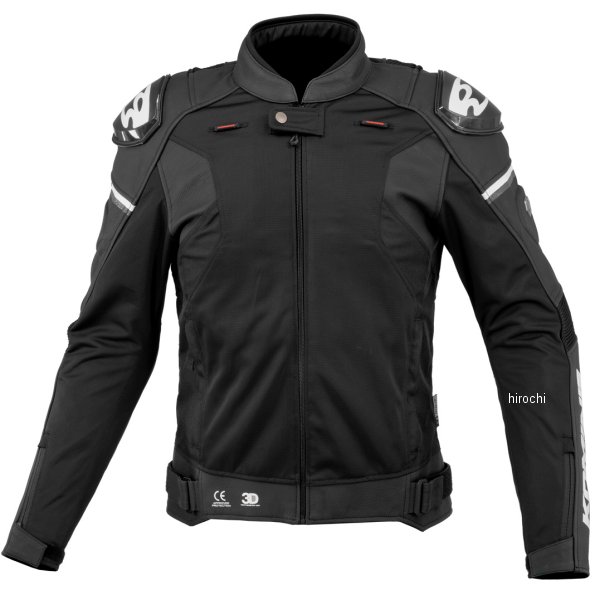 【メーカー在庫あり】 コミネ KOMINE 春夏モデル レザーメッシュ Rスペックジャケット 黒 2XLサイズ JK..