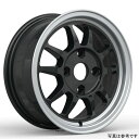 シバホイール G23 15インチ 8.0J インセット+30 4H-100 レーシングブラック/リムポリッシュ 1本売り G15-11RBP JP店