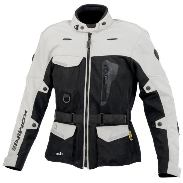 【メーカー在庫あり】 コミネ KOMINE 春夏モデル アドベンチャーメッシュジャケット ライトグレー Lサイズ JK-172 JP店