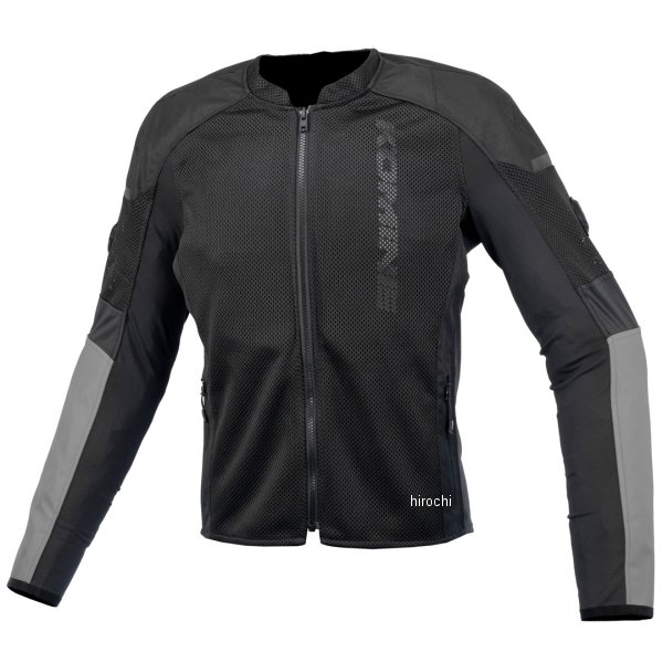 【メーカー在庫あり】 コミネ KOMINE 春夏モデル ヘビーメッシュスクランブラージャケット ブラックグレー XLサイズ JK-173 HD店