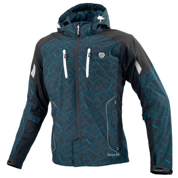 【メーカー在庫あり】 コミネ KOMINE 春夏モデル プロテクトハーフメッシュパーカ ゲンリ クラッシュブ..