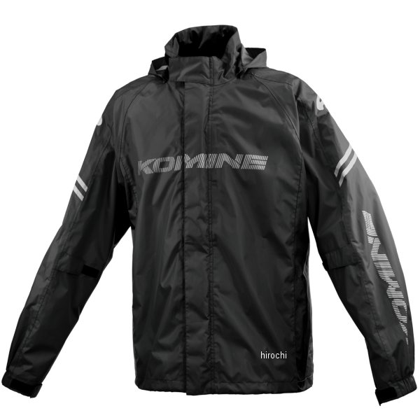 【メーカー在庫あり】 コミネ KOMINE 春夏モデル ブレスターレインウェア フィアート コミネブラック XLサイズ RK-5393 JP店