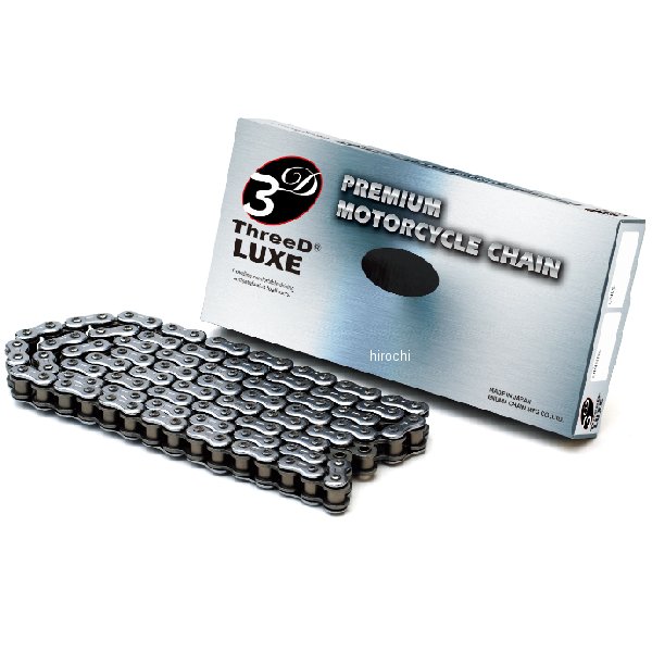 EKチェーン 江沼チェーン ThreeD LUXEシリーズ 530L/3D 112L カシメジョイント シルバー 4571291771475 JP店(2)