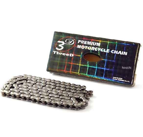 EKチェーン 江沼チェーン ThreeD 520Z 118L カシメジョイント シルバー 4571291801554 JP店