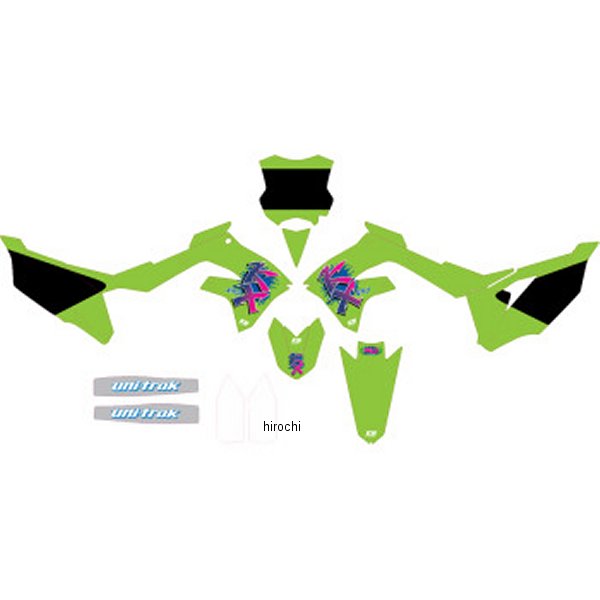 【USA在庫あり】 D'cor Visuals グラフィックキット KX RETRO 21年-24年 KX250 4302-7209 JP店
