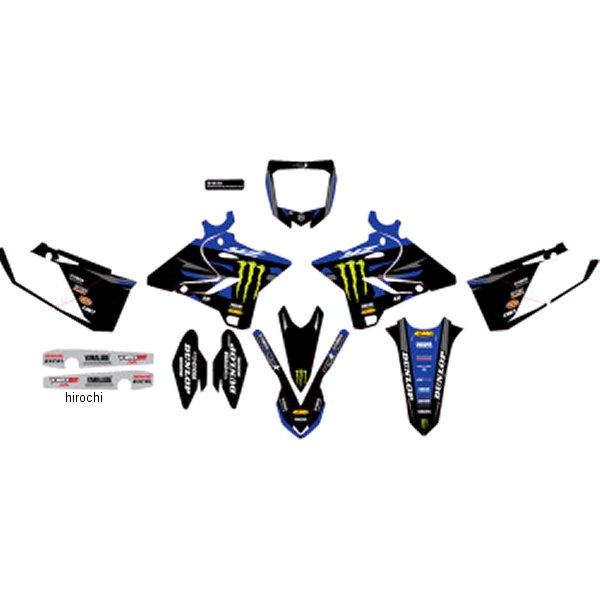 【USA在庫あり】 D'cor Visuals グラフィックキット モンスターエナジー スター 15年-21年 YZ125、YZ250 4302-7219 JP店