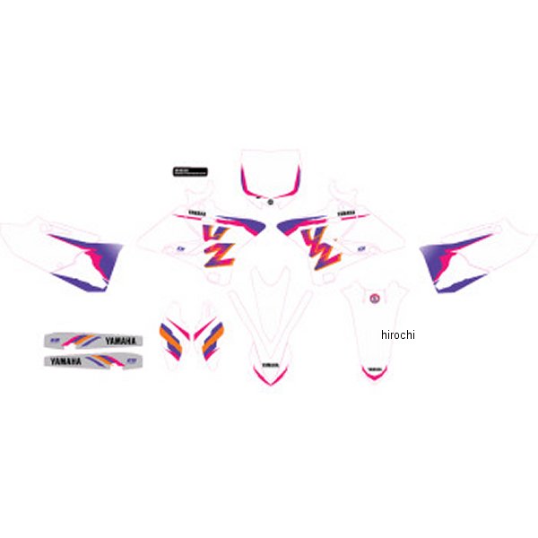 【USA在庫あり】 D'cor Visuals グラフィックキット YZ RETRO 15年-21年 YZ125、YZ250 4302-7224 JP店