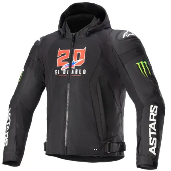 【メーカー在庫あり】 アルパインスターズ 春夏モデル FQ20 ZACA エアーモンスタージャケット 黒/白 M..