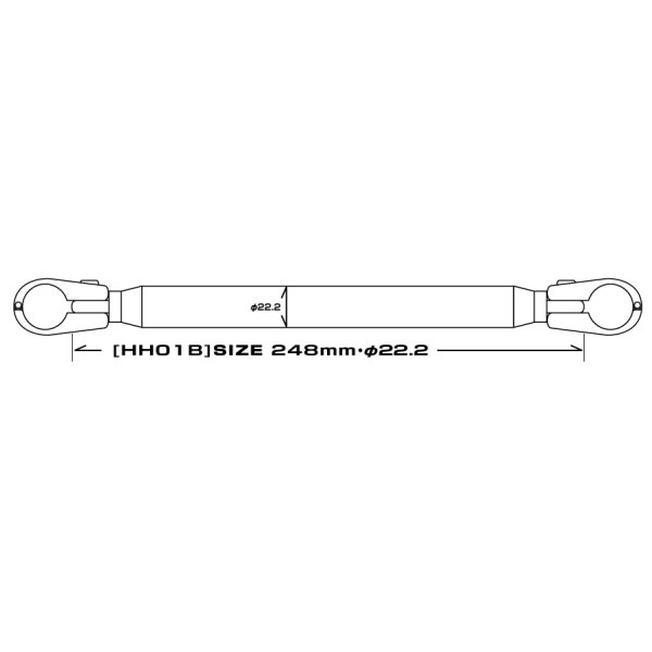 ハーディー HARDY マルチマウントブレース ミディアム シルバー HH01BSV JP店