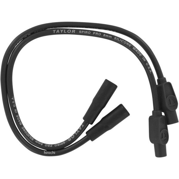 【USA在庫あり】 Sumax 8mm プラグコード 99年-08年 FLH 黒 2104-0069 JP店