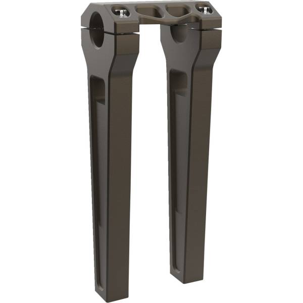 【USA在庫あり】 LAチョッパーズ LA Choppers パフォーマンス ライザー ストレート 1.25インチハンドル用 高さ10インチ ブロンズ 0602-1445 JP店