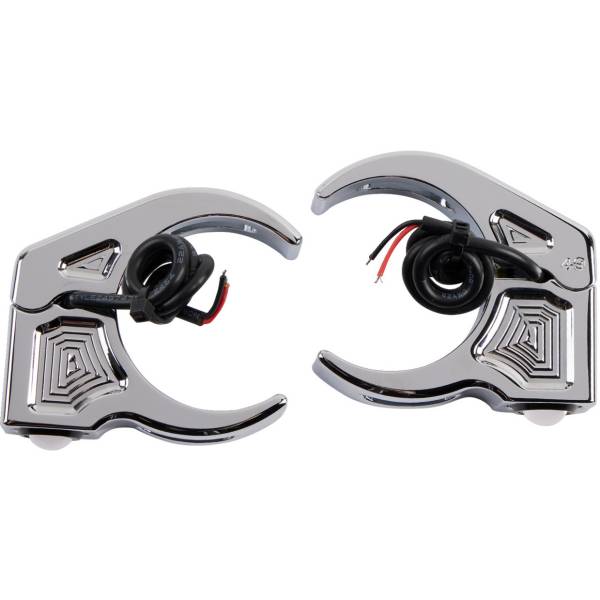 Winker - 【USA在庫あり】 ジョーカーマシン Joker Machine フォークマウント LEDウインカー 49mm アンバー/クローム 2020-2147 JP店
