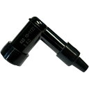 【USA在庫あり】 ケーアンドエス K&S プラグキャップ 90°エルボー 14mm 黒 2104-0402 JP店
