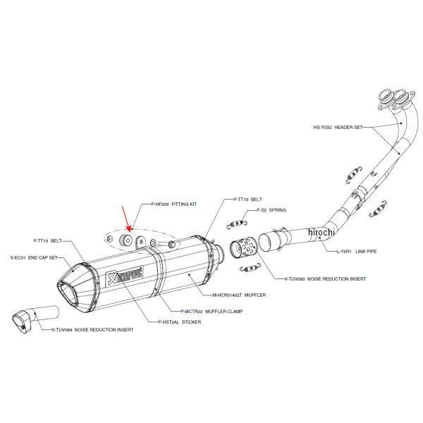 ҥҥ ŷԾŹ㤨֡ڥ᡼߸ˤ ݥӥå AKRAPOVIC եåƥ󥰥å 08ǯ-11ǯ T-MAX500 P-HF309 JPŹפβǤʤ3,167ߤˤʤޤ