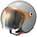 マルシン工業 Marushin ジェットヘルメット MCJ6 バブルライダー メンズ グレー Mサイズ(57-58cm) 05301031 JP店