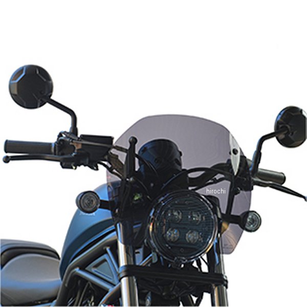 旭風防 メーターバイザー単品 レブル250 スモーク RBL-08-01 JP店