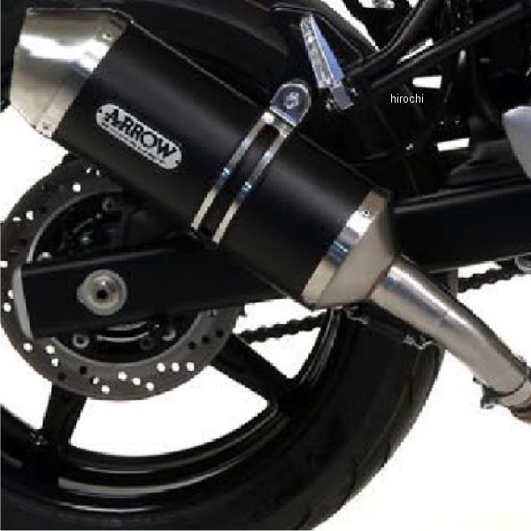 アロー ARROW 車検対応スリップオンマフラー Race-Tech 21年-23年 SV650 アルミダーク/ステンエンド 71846AON-71645MI-21 JP店