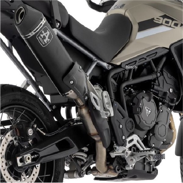 アロー ARROW フルエキゾースト Veloce(ヒートシールド付) 20年-23年 TIGER850Sport アルミダーク 72504VAN-72192PD JP店