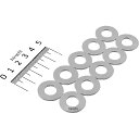 【メーカー在庫あり】 ポッシュ POSH メカニックユース カラーセット 厚さ1mm 内径10mm 外径21.6mm 10個入り 300110 JP店