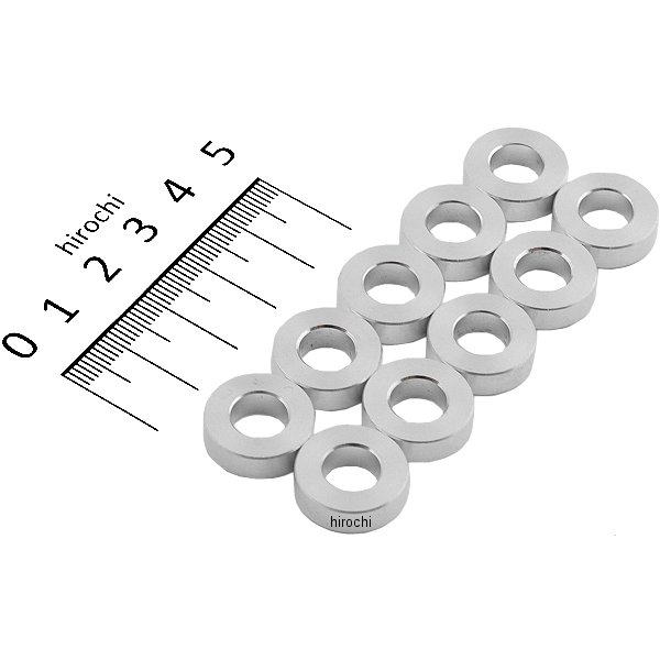 【メーカー在庫あり】 ポッシュ POSH メカニックユース カラーセット 厚さ5mm 内径8mm 外径16.5mm 10個..