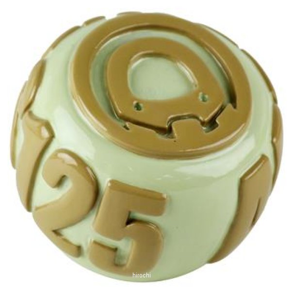 其它 外装零件类 - GOODS グッズ AP's シフトノブ APtrikes125 ライム/ブラウン MMS-AP005 JP店