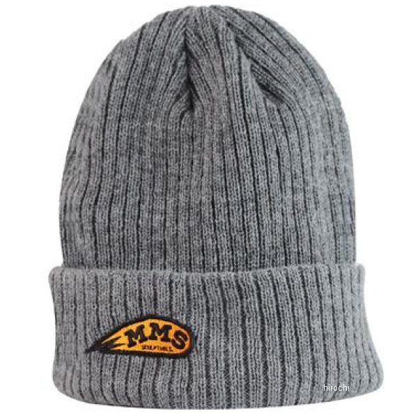 【メーカー在庫あり】 GOODS グッズ MMS ニットキャップ グレー MMS-KC002 JP店