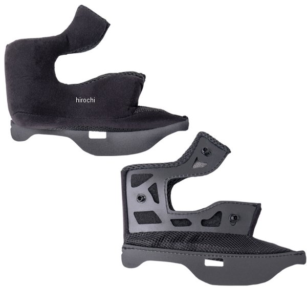 【メーカー在庫あり】 ディーエフジー DFG チークパッド エースヘルメット用 黒 Sサイズ D3063 JP店