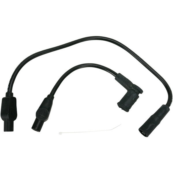 【USA在庫あり】 Sumax 8mm プラグコード 99年-06年 ツーリング 黒 DS-242611 JP店