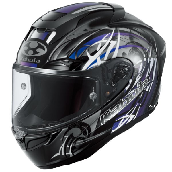 【メーカー在庫あり】 オージーケーカブト OGK KABUTO F-17 NEBURA ブラックホワイトパープル Sサイズ ..