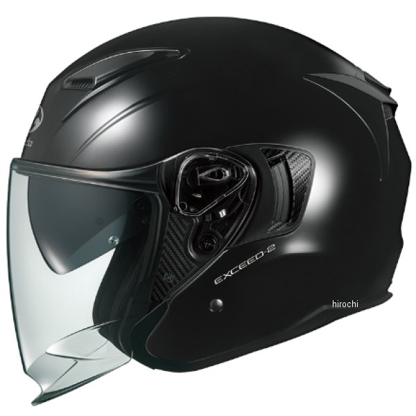 【メーカー在庫あり】 オージーケーカブト OGK KABUTO EXCEED2 ブラックメタリック Mサイズ 4966094628550 JP店(2)