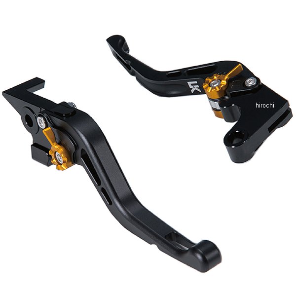 【メーカー在庫あり】 ユーカナヤ U-KANAYA ビレットレバーセット GPタイプ ショート 13年以降 XTZ125 マットブラック YA067-145-0611 JP店