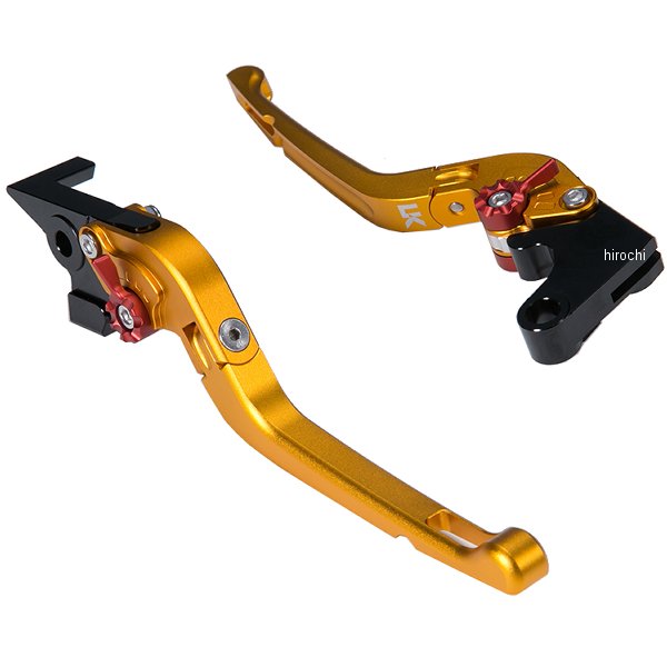 【メーカー在庫あり】 ユーカナヤ U-KANAYA ビレットレバーセット 可倒式Rタイプ 13年以降 XTZ125 マットゴールド YA067-145-0712 JP店