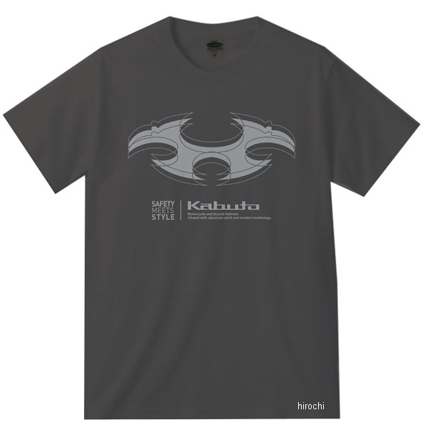 オージーケーカブト OGK KABUTO Tシャツ6 ダークグレー Mサイズ 4966094629083 JP店
