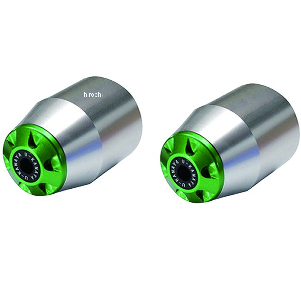 ユーカナヤ U-KANAYA アルミビレットハンドルバーエンド ロング ヘビーウエイトタイプ 22年以降 YZF-R7 シルバー BELSV-YA65 JP店