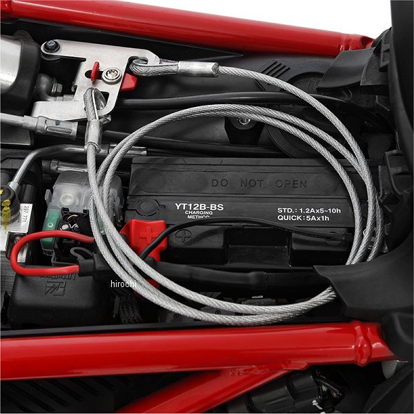 ワンダーリッヒ Wunderlich ヘルメット盗難防止ワイヤー ムルティストラーダV4 W71360-002 JP店