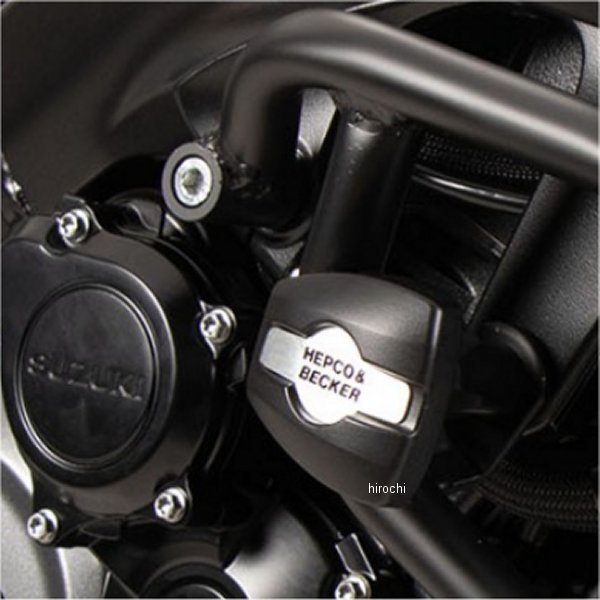 【メーカー在庫あり】 ヘプコアンドベッカー HEPCO&BECKER クラッシュパッド 同社製エンジンガード用 24年 GSX-S1000GX 黒 42273552 00 01 JP店