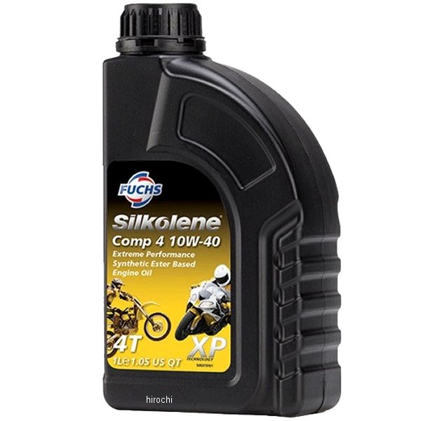 シルコリン SILKOLENE 4st エンジンオイル COMP 4 10W-40 XP 1リットル SIL988807 JP店