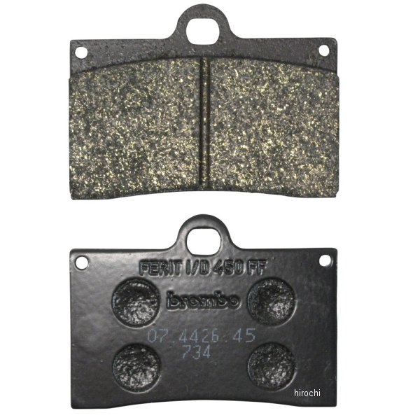 ブレンボ brembo ブレーキパッド オーガニック 1ピン ピストン径:異径 4POT:30mm/34mm用 107.4426.45 JP店(2)