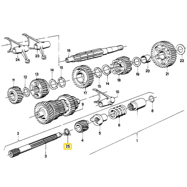 BMW純正 シャフト シール 23121242522 JP店