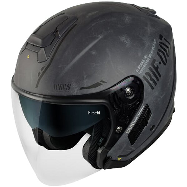 【メーカー在庫あり】 ウインズ WINS ジェットヘルメット G-FORCE SS JET STEALTH type C ストーングレー Sサイズ 4560385771545 JP店