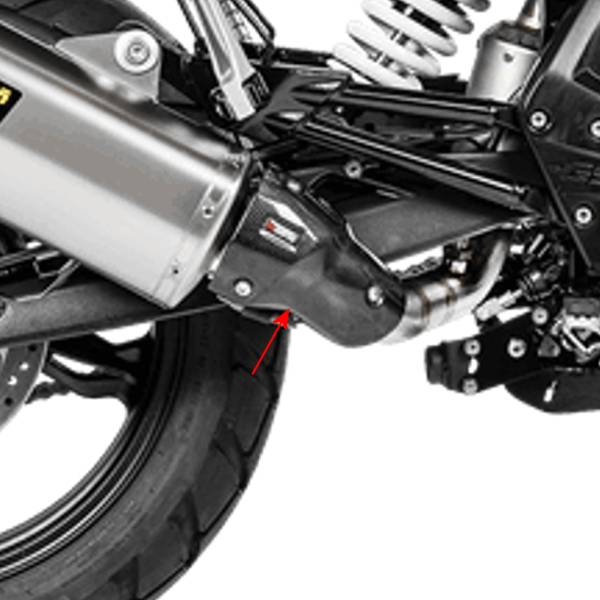 アクラポビッチ AKRAPOVIC オプショナル ヒートシールド カーボン 17年-22年 BMW G310R G310GS S-B3R2-HRSS用 P-HSB3R2 JP店