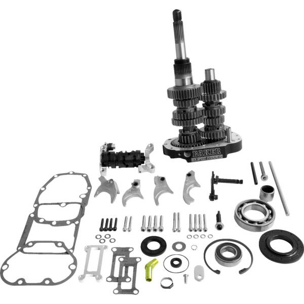  ベーカー Baker Drivetrain オーバードライブ6速ギアセット06年 ハーレー FLHX 黒 1103-0060 JP店