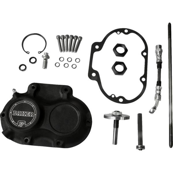  ベーカー Baker Drivetrain トランスミッションサイドカバー22年-23年 ハーレー FXLRST 黒 1107-0728 JP店