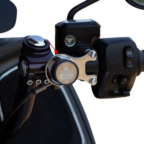  クロックワークス KLOCK WERKS iOmount ハンドルバー スイッチ マウント 22年 インディアン Pursuit クローム 0636-0349 JP店