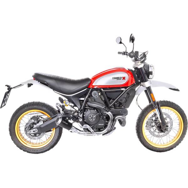 【USA在庫あり】 LEOVINCE LV-10 Black Edition スリップオンマフラー 17年-22年 ドゥカティ Scrambler Desert Sled 黒 1811-3449 JP店