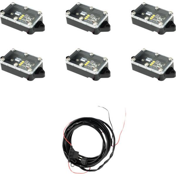 【USA在庫あり】 HERETIC LEDロックライト 6個入り クリア 2040-3087 JP店