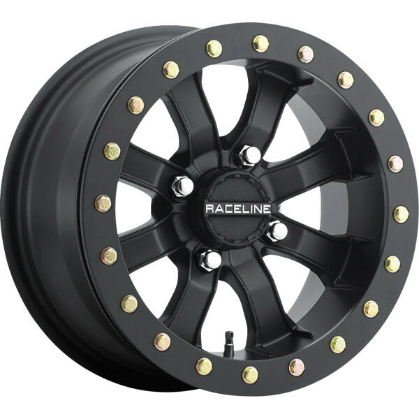 【USA在庫あり】 Raceline Wheels Black Mamba Beadlock ホイール 15x7 - 4/137 - 5+2 黒 0230-1443 JP店