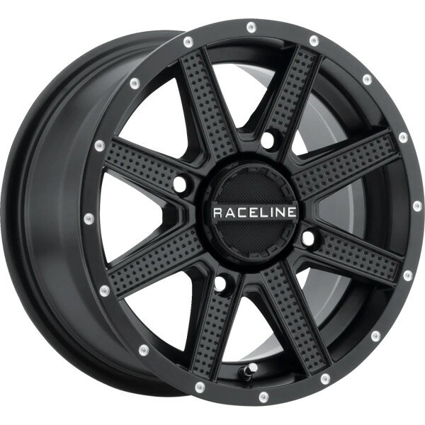 【USA在庫あり】 Raceline Wheels Hostage ホイール 14x7 - 4/110 - 2+5 (-47 mm) 黒 0230-1479 JP店