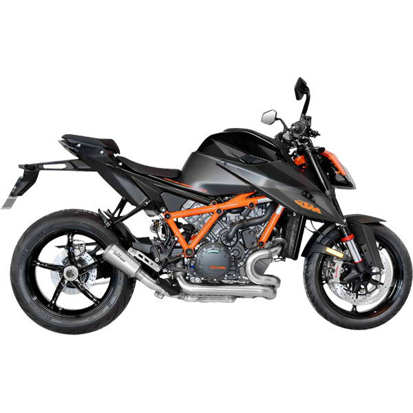 【USA在庫あり】 LEOVINCE LV-10 スリップオンマフラー 22年-23年 KTM 1290 Super Duke R EVO シルバー 1811-4126 JP店